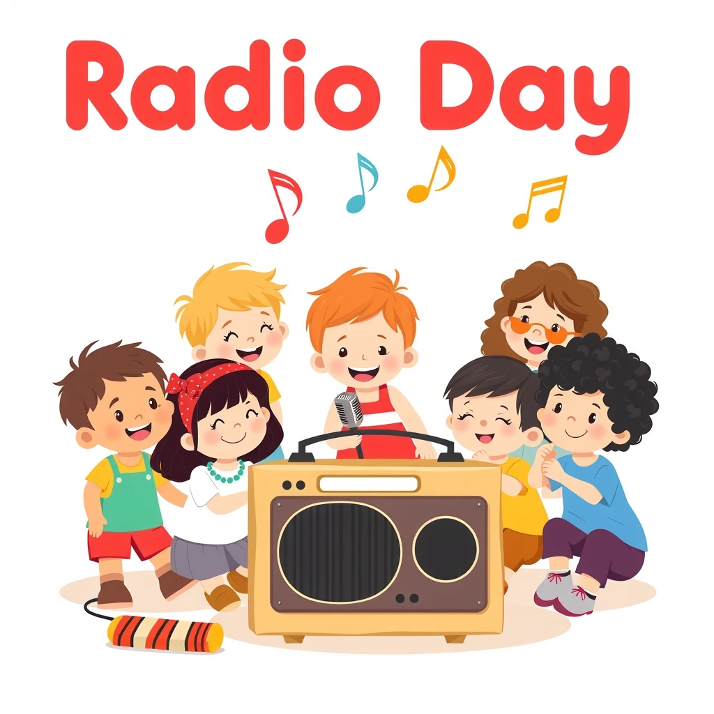 Plakat "Dzień Radia" - Materiały - Dzień Radia